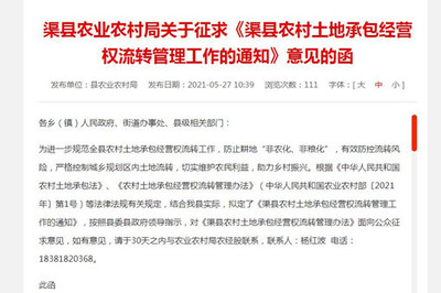 土地流转 2021